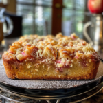 Buttermilk Rhubarb Coffee Cake Recipe