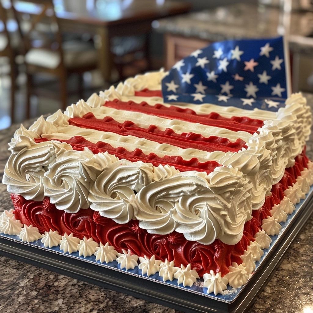 Memorial Day Desserts: Easy Flag Cake Recipe